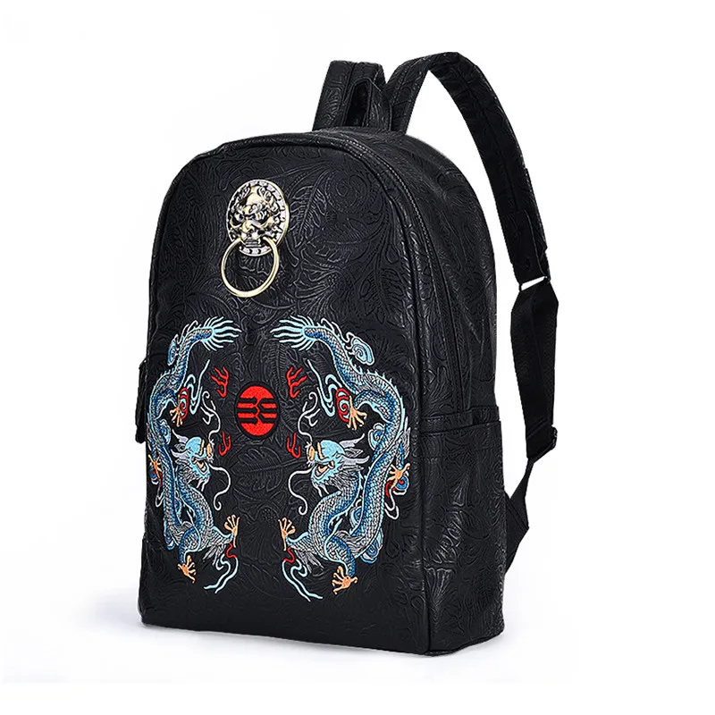 Chinese Style Famous Brand Men Backpack Embroidery Dragon Luxury Large Travel Backpacks Laptop Bagpack
Chinese Style Famous Brand Men Backpack Embroidery Dragon Luxury Large Travel Backpacks Laptop Bagpack