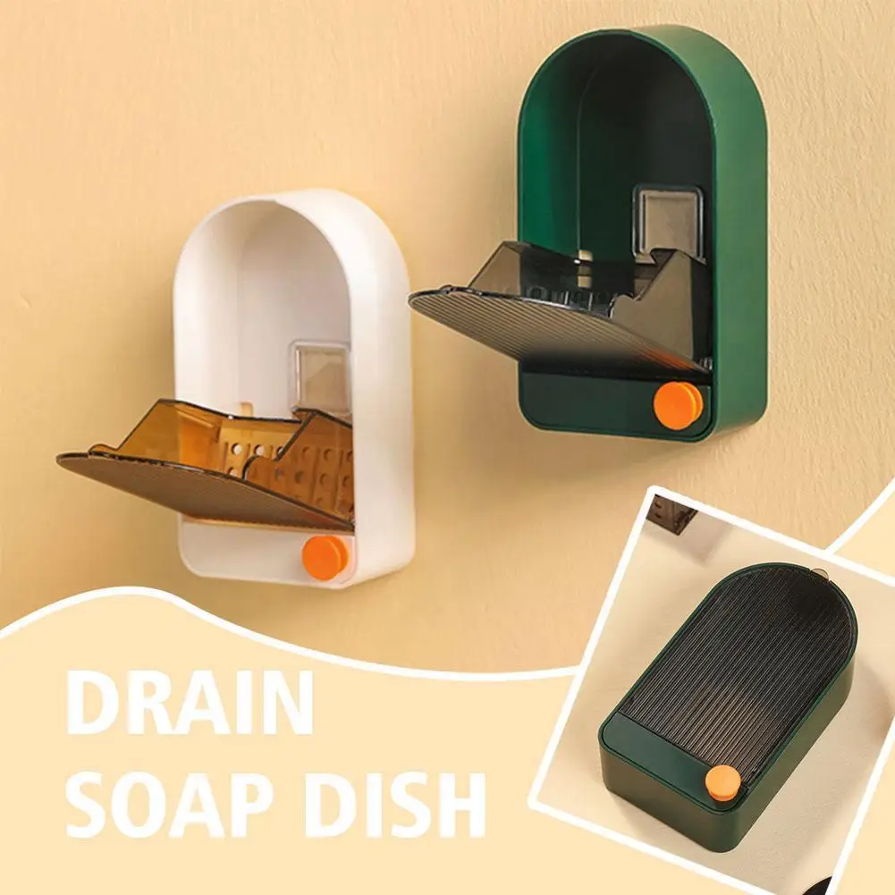 Creative Punch-free With Detachable Drawer Flap Style Storage Rack Soap Box Soap Dish Soap Holder For Home Kitchen Bathroom B7K2
Creative Punch-free With Detachable Drawer Flap Style Storage Rack Soap Box Soap Dish Soap Holder For Home Kitchen Bathroom B7K2