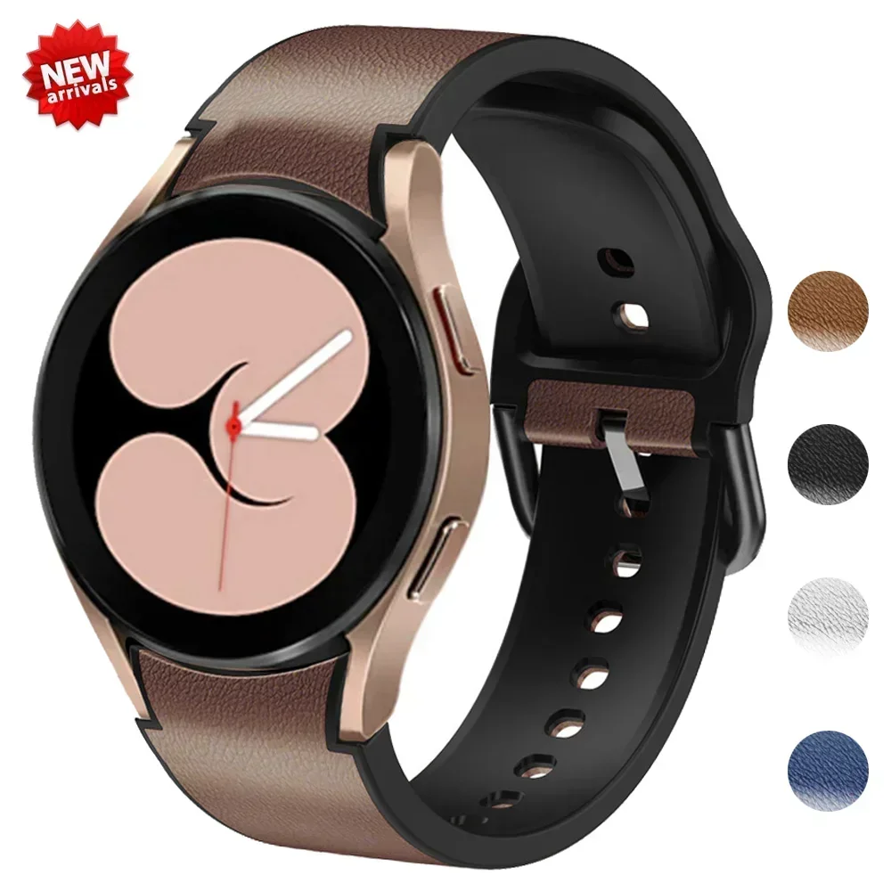 No Gap Strap Band For Samsung Galaxy Watch6 Classic 47mm 43mm Leather Silicone 6/5/4 44mm 40mm Watchband for 20mm Watch 5Pro45mm
No Gap Strap Band For Samsung Galaxy Watch6 Classic 47mm 43mm Leather Silicone 6/5/4 44mm 40mm Watchband for 20mm Watch 5Pro45mm