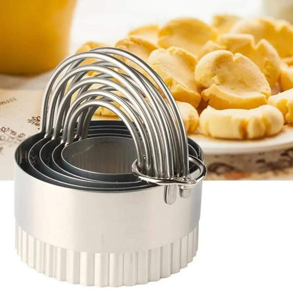 5Pcs Stainless Steel Biscuit Mould Multi-size Multifunctional Biscuit Cutting Fondant Bakery Pastry Dough Accessories
5Pcs Stainless Steel Biscuit Mould Multi-size Multifunctional Biscuit Cutting Fondant Bakery Pastry Dough Accessories