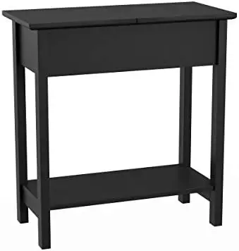 Top End Table \u2013 Slim Side Console with Hidden Hinged Storage Compartment and Lower Shelf for Living Room, Hallway, or Entry
Top End Table \u2013 Slim Side Console with Hidden Hinged Storage Compartment and Lower Shelf for Living Room, Hallway, or Entry