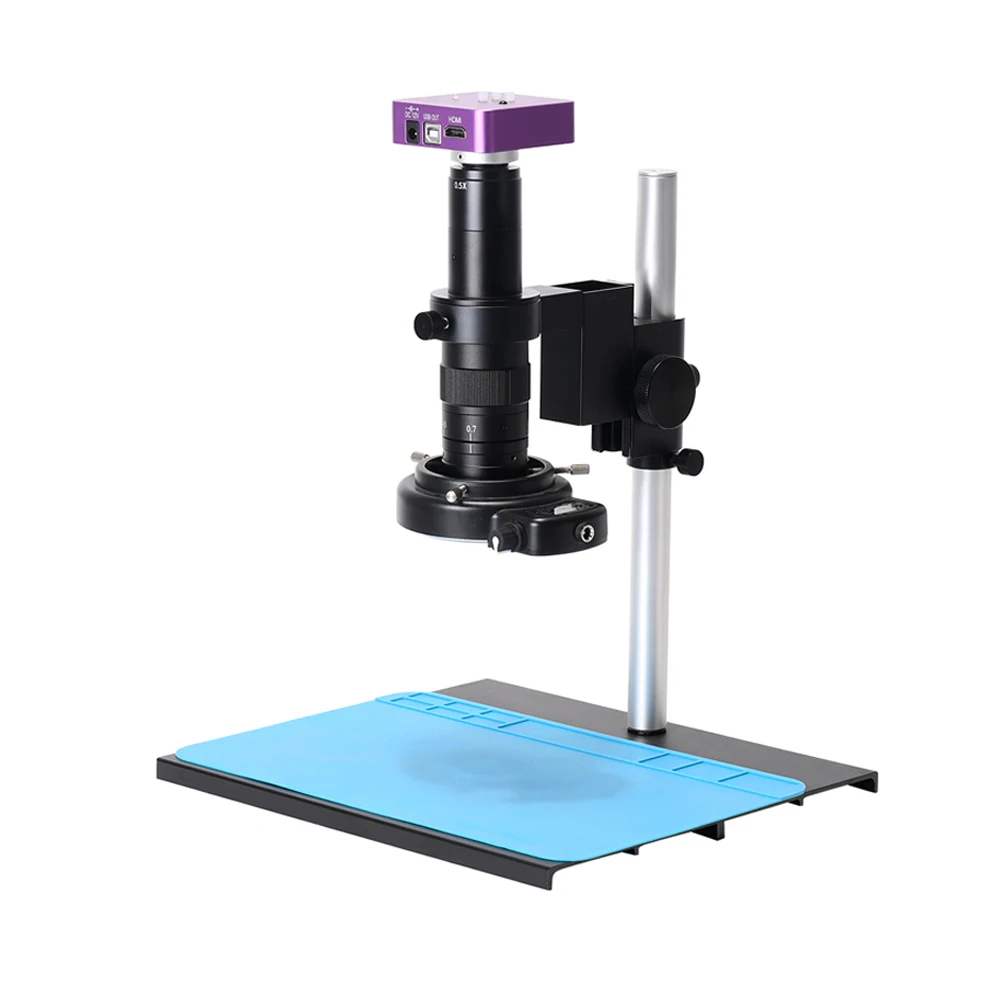 Цифровой видеомикроскоп HAYEAR 51MP HDMI USB промышленная камера Монокуляр 180X зум объектив с-образным креплением для ремонта печатных плат телефон... 
Цифровой видеомикроскоп HAYEAR 51MP HDMI USB промышленная камера Монокуляр 180X зум объектив с-образным креплением для ремонта печатных плат телефон...