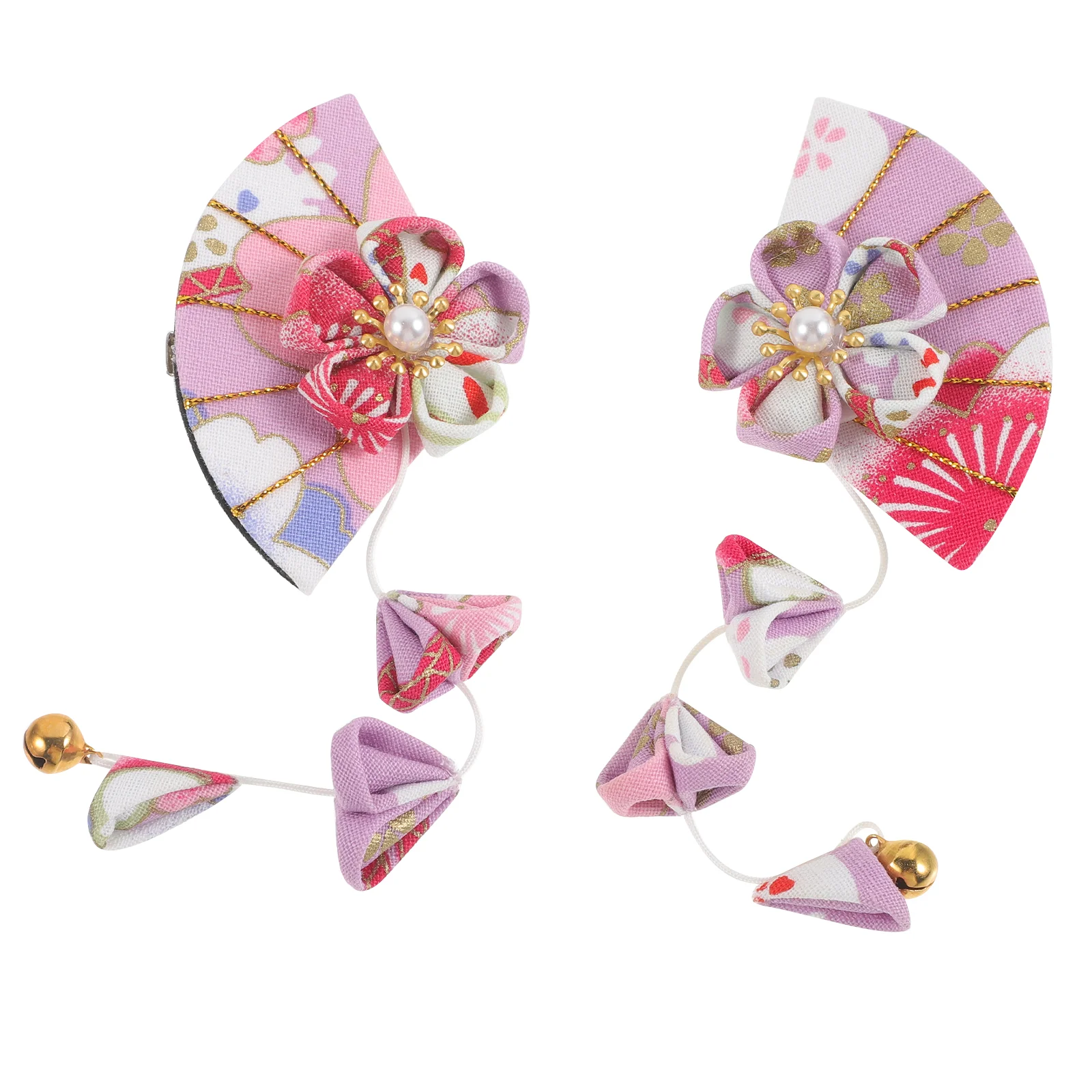 1 Pair Fan Flower Hairpins Clips Tassel Hair Clips Japanese Style Headpieces Hair Accessories for Women
1 Pair Fan Flower Hairpins Clips Tassel Hair Clips Japanese Style Headpieces Hair Accessories for Women