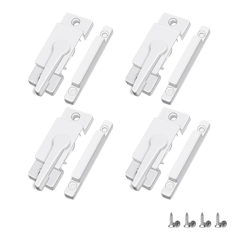 4 Pack Window Sash Locks, Window Latches Replacement Sash Locks White Fits Horizontal Sliding Window
4 Pack Window Sash Locks, Window Latches Replacement Sash Locks White Fits Horizontal Sliding Window