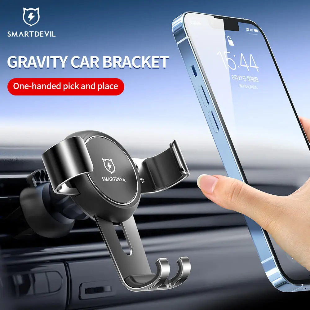 SmartDevil Car Gravity Phone Holder for Air Vent Auto Mount for iPhone Xiaomi Samsung Phone Bracket Car Support Stand
SmartDevil Car Gravity Phone Holder for Air Vent Auto Mount for iPhone Xiaomi Samsung Phone Bracket Car Support Stand