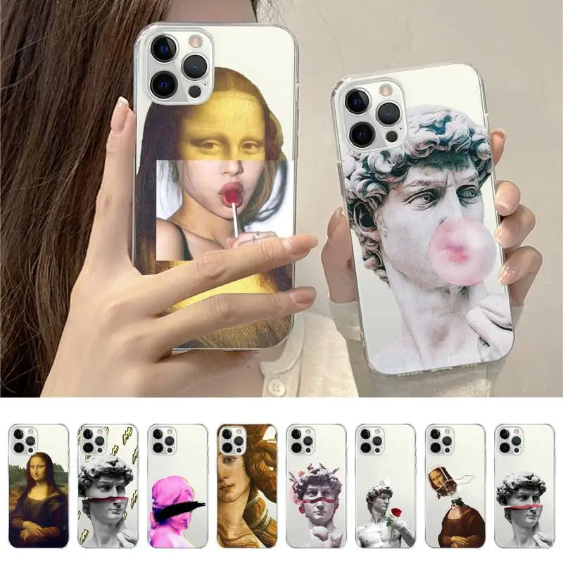 Great Art Aesthetic David Mona Lisa Phone Case For iPhone 14 13 12 11 Pro Max Mini X Xs XR 6 7 8 Plus SE 2020 Transparent Case
Great Art Aesthetic David Mona Lisa Phone Case For iPhone 14 13 12 11 Pro Max Mini X Xs XR 6 7 8 Plus SE 2020 Transparent Case
