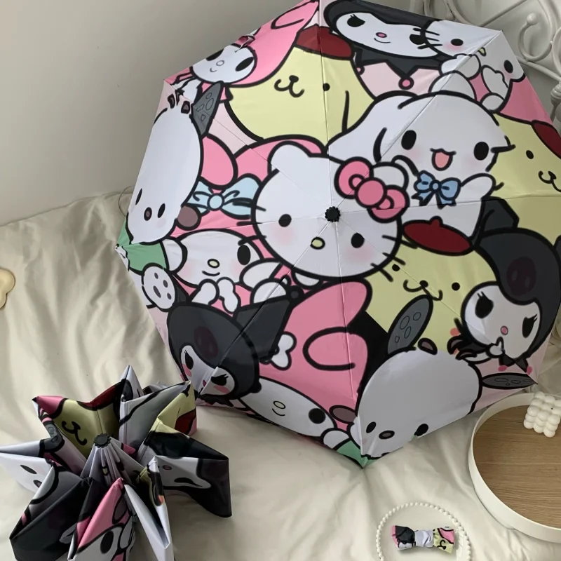 Sanrio Cinnamoroll Hello Kitty Kuromi Umbrella Sun Protection UV Protection Umbrella Reinforced Durable Five Folding Umbrella
Sanrio Cinnamoroll Hello Kitty Kuromi Umbrella Sun Protection UV Protection Umbrella Reinforced Durable Five Folding Umbrella