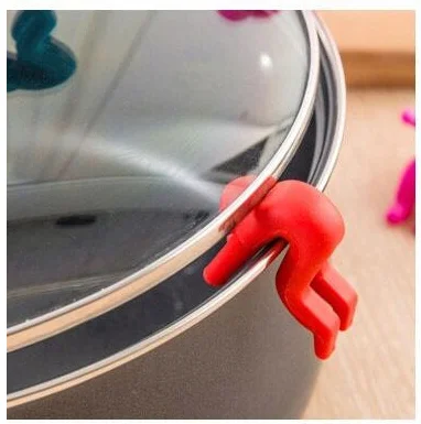 Держатель крышки для кастрюли HARKO, силиконовый, красный 
Держатель крышки для кастрюли HARKO, силиконовый, красный