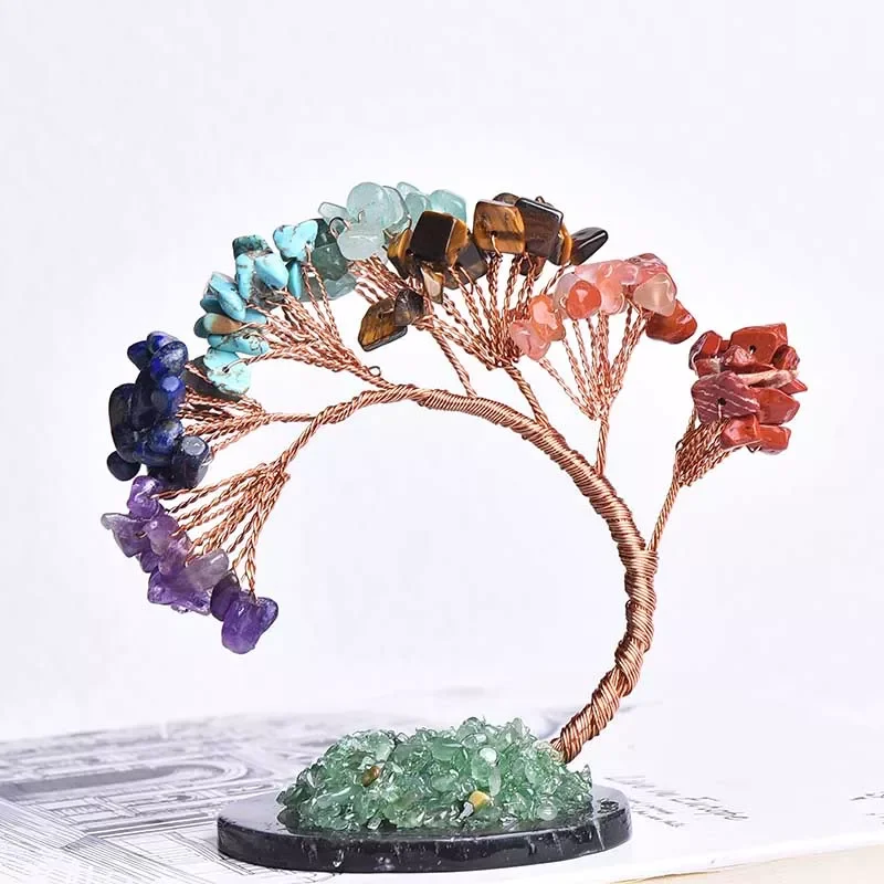 Natural Crystal Tree Amethyst Rose Quartz Olivine Lucky Tree Decor Agate Slices Gravle Stone Mineral Ornaments Home decor Gifts
Natural Crystal Tree Amethyst Rose Quartz Olivine Lucky Tree Decor Agate Slices Gravle Stone Mineral Ornaments Home decor Gifts