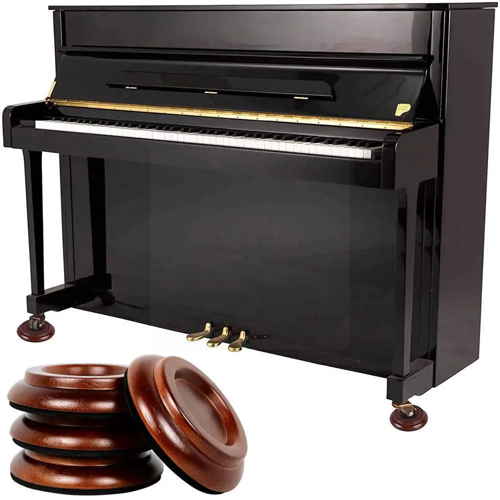 4 /3 Pcs Upright Piano Wooden Caster Cups Anti-slip Leg With Instrument Eva Mat Pads Music Accessories D9s4
4 /3 Pcs Upright Piano Wooden Caster Cups Anti-slip Leg With Instrument Eva Mat Pads Music Accessories D9s4