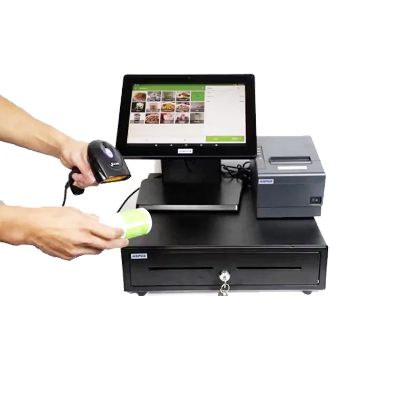 

High Quality 12inch TN Capacitive Touch Screen Android Pos System All In One Cash Register Come With Pos Software For Retail