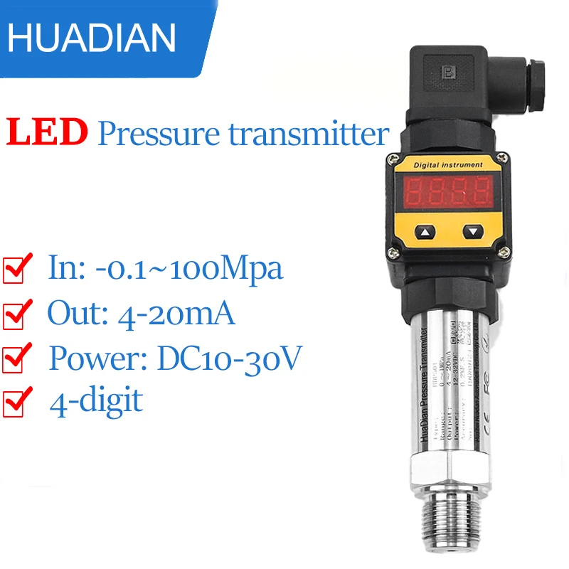 0-50bar 4-20mA output high accuracy digital water pressure sensor fuel tank pressure transmitter
0-50bar 4-20mA output high accuracy digital water pressure sensor fuel tank pressure transmitter