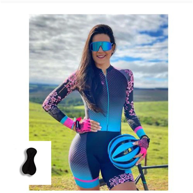 Woman's New Cycling Jersey Suits, Bike Mountain Clothing Custom Woman Popular Style Bib Shorts Cycling Suits Triathlon Jumpsuit
Woman's New Cycling Jersey Suits, Bike Mountain Clothing Custom Woman Popular Style Bib Shorts Cycling Suits Triathlon Jumpsuit
