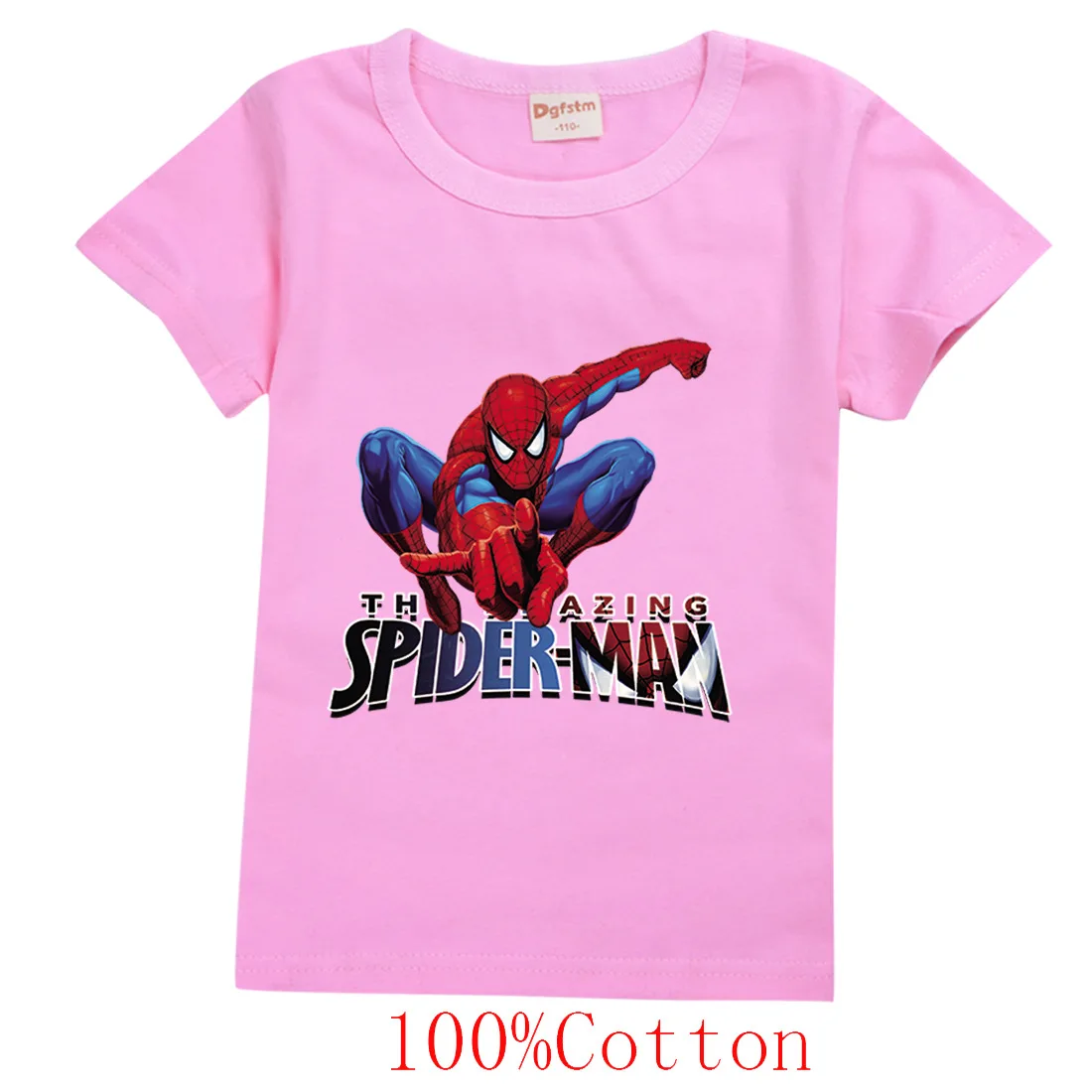 2022 New Spiderman Print Kids Summer 100% Cotton Cartoon Boys Girls Short Sleeve T Shirts Casual Fashion Baby Tops
2022 New Spiderman Print Kids Summer 100% Cotton Cartoon Boys Girls Short Sleeve T Shirts Casual Fashion Baby Tops