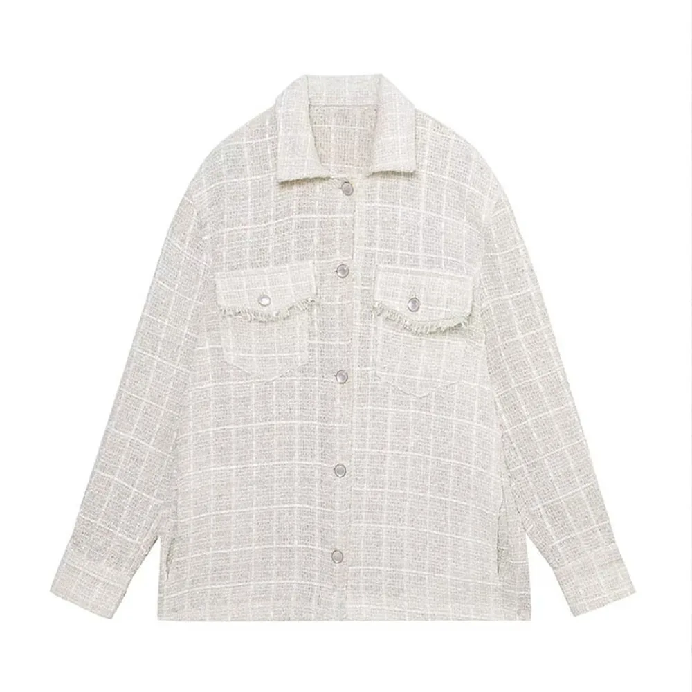 2022 autumn winter new women's vintage lapels fashion wool edge layer temperament versatile texture shirt coat
2022 autumn winter new women's vintage lapels fashion wool edge layer temperament versatile texture shirt coat