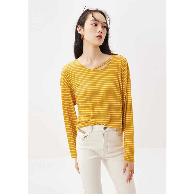 High-quality Casual Spring/Summer 2023 Loose Thin T-shirts Women Clothing Tops Tees Asymmetrical Collar Women Clothes
High-quality Casual Spring/Summer 2023 Loose Thin T-shirts Women Clothing Tops Tees Asymmetrical Collar Women Clothes