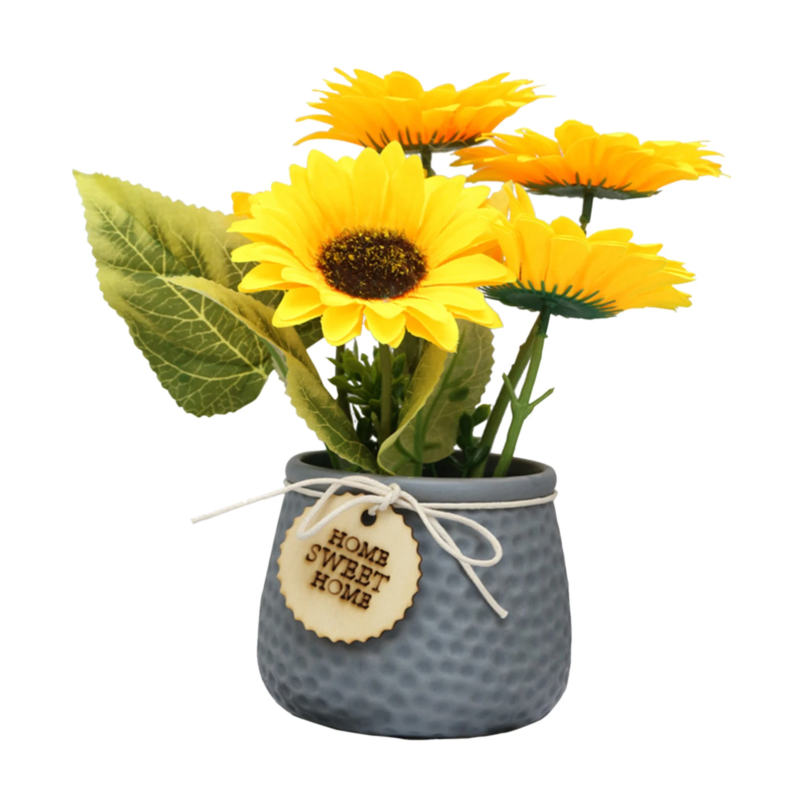 Windowsill Home Decoration Wedding Stage Hotel Fake Sunflower Party Artificial Flower Vintage Potted Plant Desktop Restaurant
Windowsill Home Decoration Wedding Stage Hotel Fake Sunflower Party Artificial Flower Vintage Potted Plant Desktop Restaurant