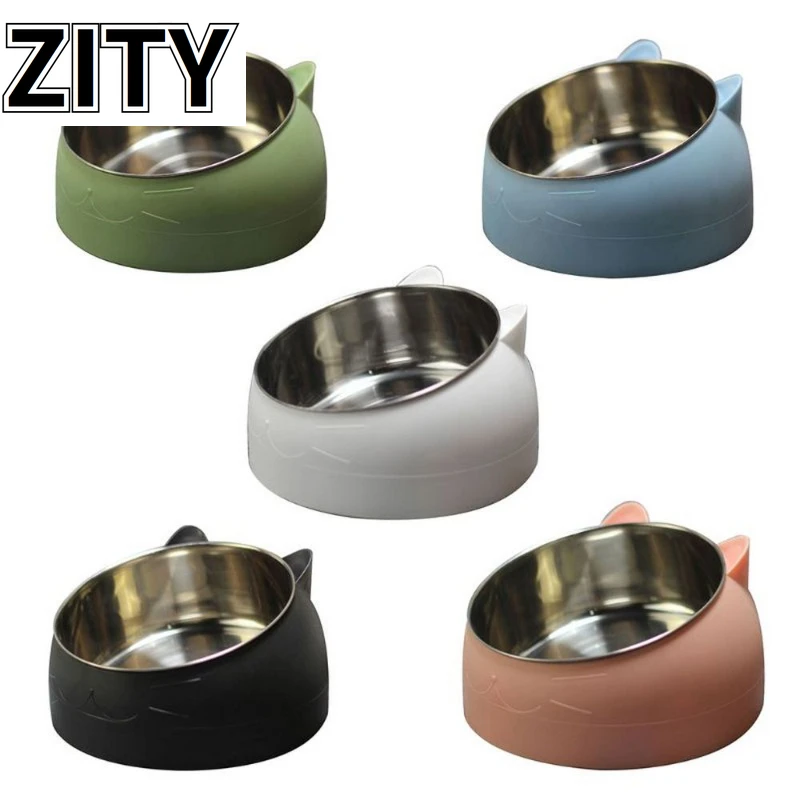 Cat Dog Bowl 15 Degrees Raised Stainless Steel Cat Bowls Safeguard Neck Puppy Cat Feeder Non-slip Crash Elevated Cats Food Bowl
Cat Dog Bowl 15 Degrees Raised Stainless Steel Cat Bowls Safeguard Neck Puppy Cat Feeder Non-slip Crash Elevated Cats Food Bowl