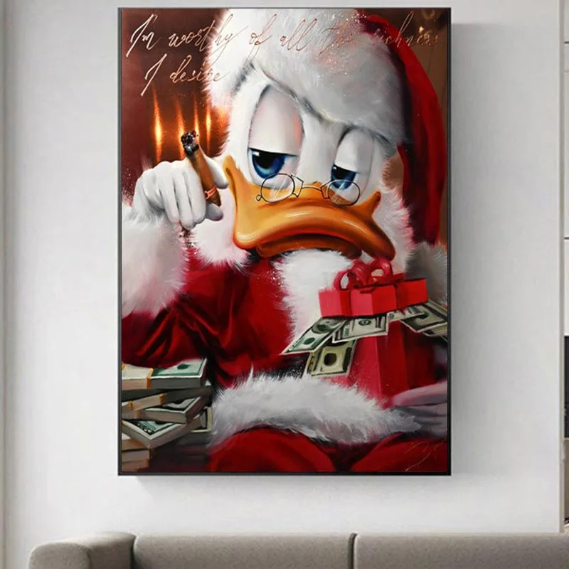 Disney Christmas Santa Claus Donald Duck Poster Prints For Kids Bedroom Cartoon Canvas Painting Wall Art Home Decor Cuadros
Disney Christmas Santa Claus Donald Duck Poster Prints For Kids Bedroom Cartoon Canvas Painting Wall Art Home Decor Cuadros