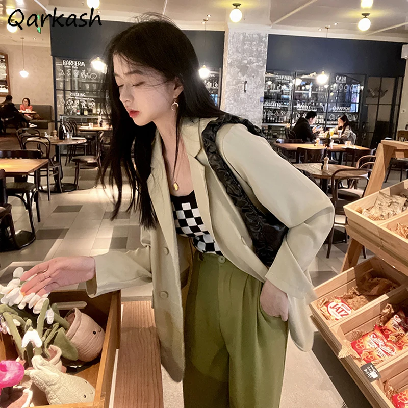 Blazers Women Simple Basic Elegant All-match Casual Office Lady Summer Chic Ins Cozy Solid New Design Korean Fashion Hot Sale
Blazers Women Simple Basic Elegant All-match Casual Office Lady Summer Chic Ins Cozy Solid New Design Korean Fashion Hot Sale