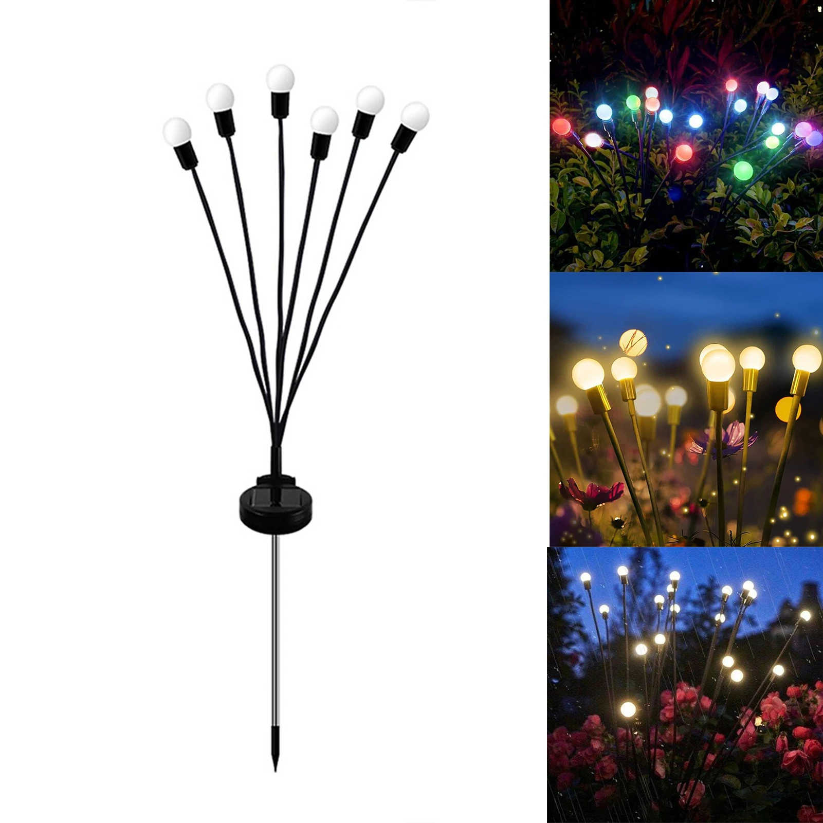 Solar Lawn Lamp Led Swing Light Colorful Waterproof Garden Decorative Light For Outdoor Decoration Lamp Holiday Party Supplies
Solar Lawn Lamp Led Swing Light Colorful Waterproof Garden Decorative Light For Outdoor Decoration Lamp Holiday Party Supplies