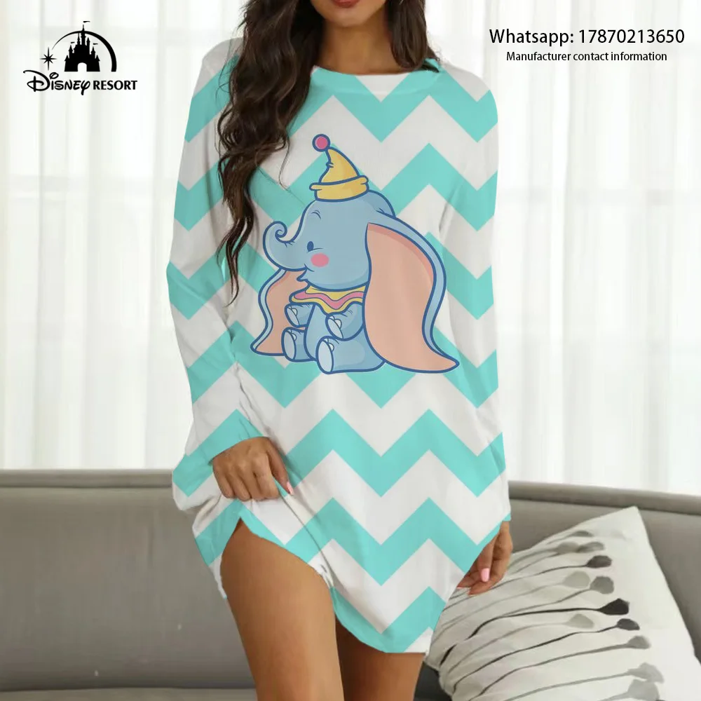 Long Sleeve Sexy Dress Ladies Short Skirt Elegant Luxurious Disney Dumbo Casual Fall Ladies Dress 3D Printing Fashion Ladies
Long Sleeve Sexy Dress Ladies Short Skirt Elegant Luxurious Disney Dumbo Casual Fall Ladies Dress 3D Printing Fashion Ladies