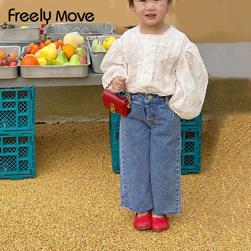 Freely Move Lace Long Sleeve Children Shirts Cotton Girls Blouse For Kids Spring Cute Toddler White Tops Casual Girls Clothing
Freely Move Lace Long Sleeve Children Shirts Cotton Girls Blouse For Kids Spring Cute Toddler White Tops Casual Girls Clothing
