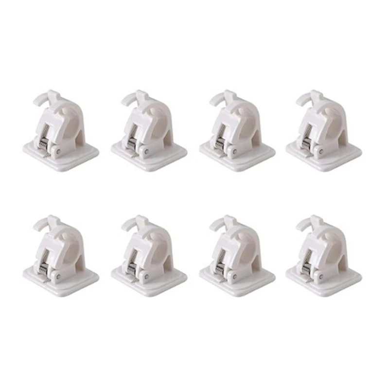 8PCS No Drill Curtain Rod Brackets Curtain Rod Holder Hooks Nail Free Curtain Rod Hooks Curtain Hangers For Bathroom
8PCS No Drill Curtain Rod Brackets Curtain Rod Holder Hooks Nail Free Curtain Rod Hooks Curtain Hangers For Bathroom