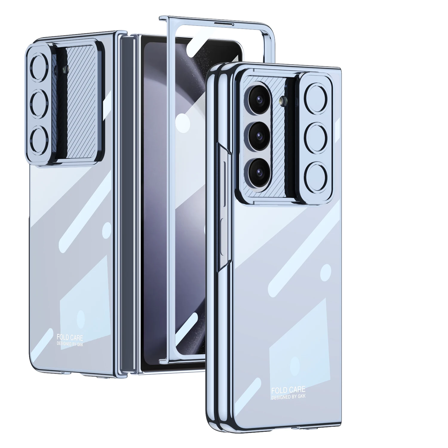 Ultra Thin Transparent Hard PC Electroplate Frame Sliding Window Phone Cover for Samsung Galaxy Z Fold 5 Case
Ultra Thin Transparent Hard PC Electroplate Frame Sliding Window Phone Cover for Samsung Galaxy Z Fold 5 Case