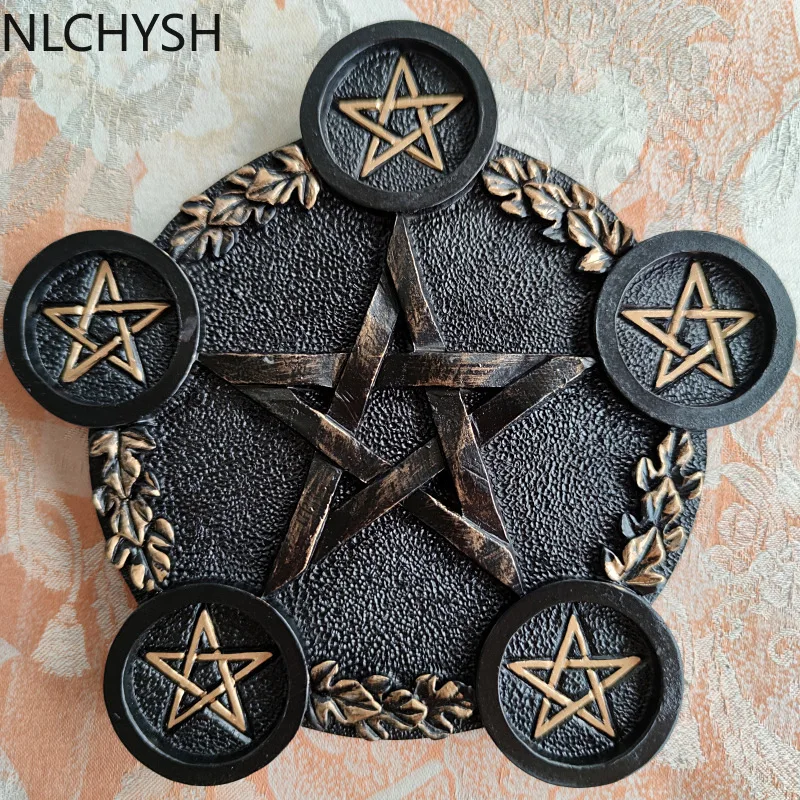 Подсвечник с пентаграммой, подсвечник для освещения алтаря, декоративный подсвечник, настольная игра, таро, астрологический реквизит, това...
Подсвечник с пентаграммой, подсвечник для освещения алтаря, декоративный подсвечник, настольная игра, таро, астрологический реквизит, това...