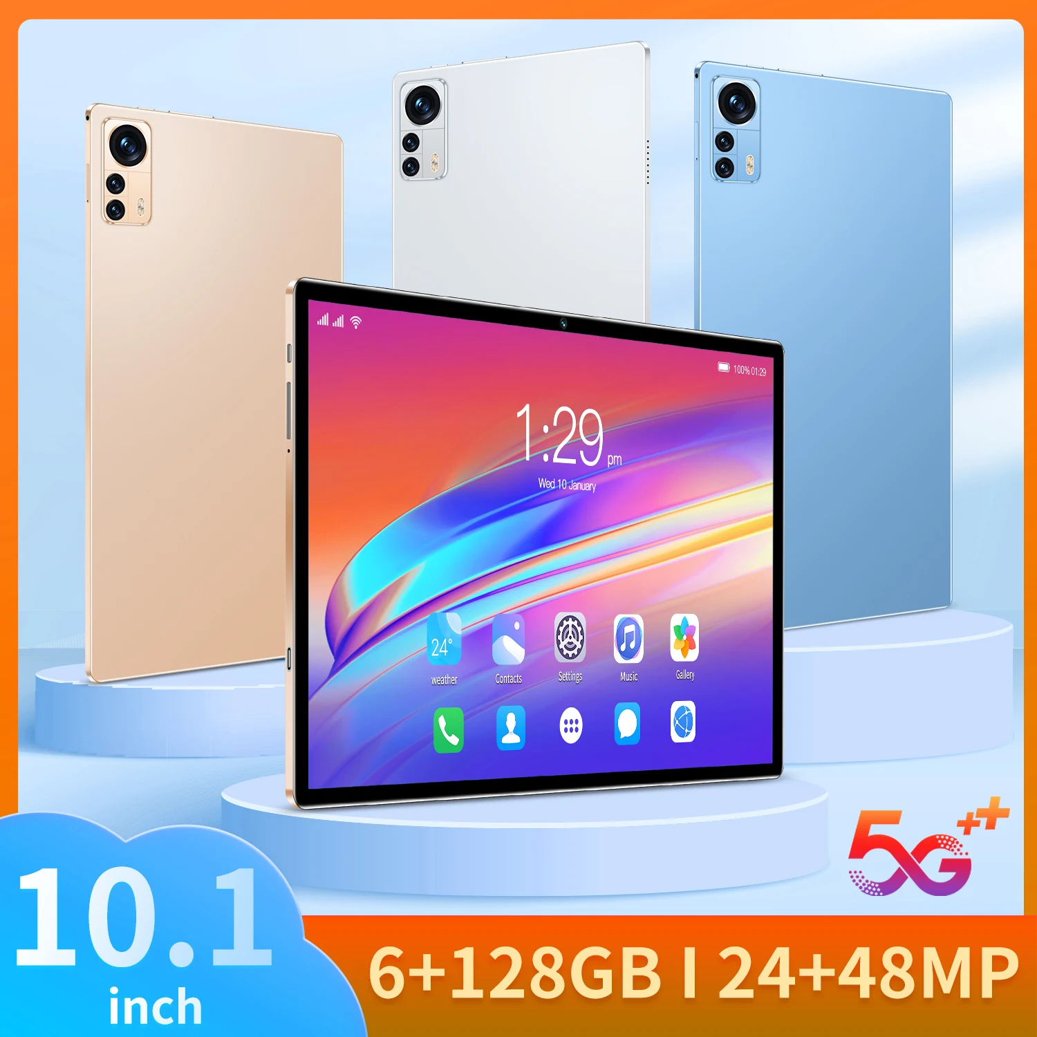 Новинка, 10,1-дюймовый планшет, Android 10,1, восемь ядер, телефон, Google Play, 6 ГБ ОЗУ, 10,0 Гб ПЗУ, планшетный ПК, Wi-Fi, Bluetooth, Type-C
Новинка, 10,1-дюймовый планшет, Android 10,1, восемь ядер, телефон, Google Play, 6 ГБ ОЗУ, 10,0 Гб ПЗУ, планшетный ПК, Wi-Fi, Bluetooth, Type-C