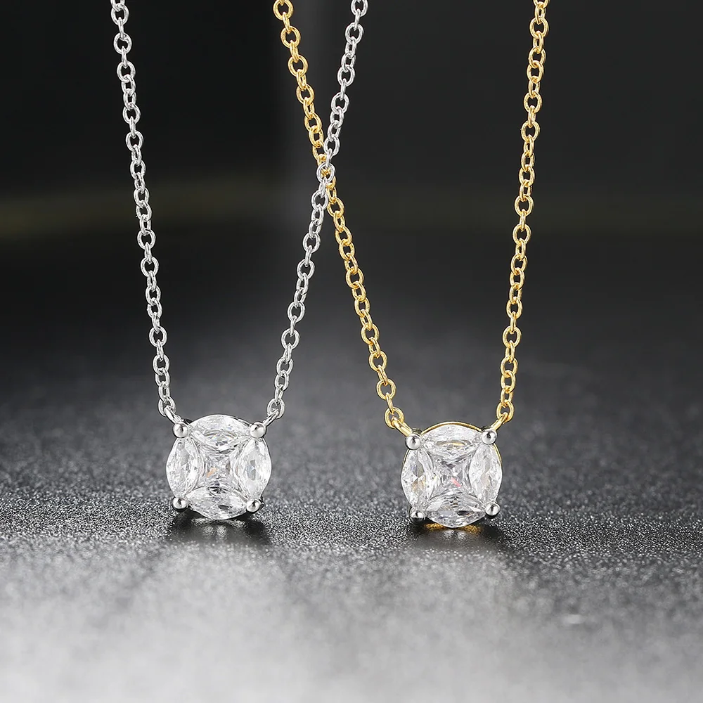 Minimalist Round Pendant Necklace for Women Korean Choker Chain Zirconia Gold Color Neck Accessories Wedding Bride Jewelry
Minimalist Round Pendant Necklace for Women Korean Choker Chain Zirconia Gold Color Neck Accessories Wedding Bride Jewelry