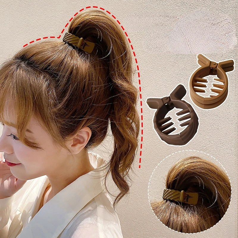Round Ponytail Clip Grab High Ponytail Artifact Claw Hairpin Women Back Head Frosted Hairpin Anti-sagging Hair Style Claw Clip
Round Ponytail Clip Grab High Ponytail Artifact Claw Hairpin Women Back Head Frosted Hairpin Anti-sagging Hair Style Claw Clip