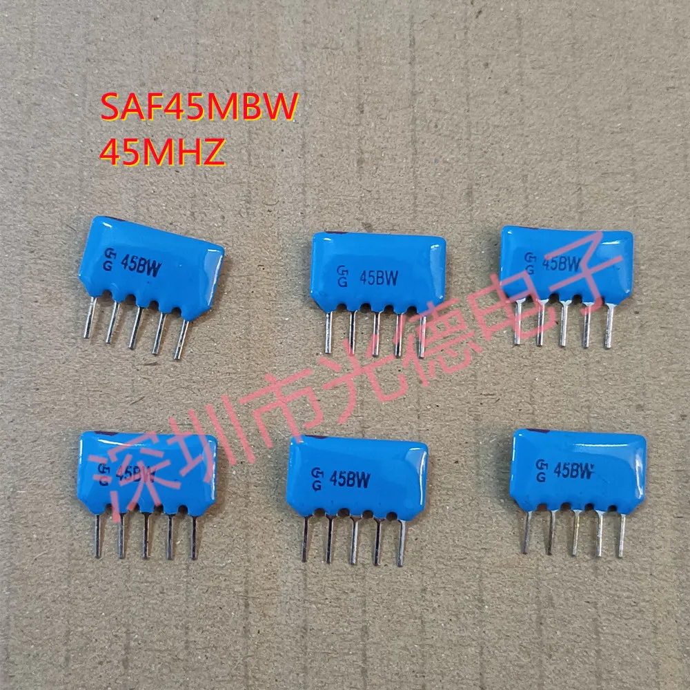 50pcs/imported Murata ceramic filter SAF45MBW 45MHZ 45M 45BW in-line 5-pin blue
50pcs/imported Murata ceramic filter SAF45MBW 45MHZ 45M 45BW in-line 5-pin blue