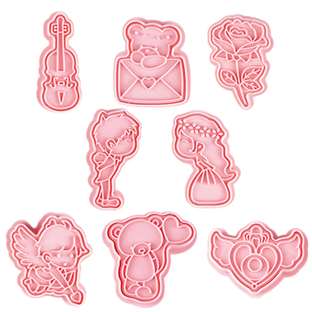 8Pcs Valentine's Day Biscuit Mold Biscuit Stamper Cookie Making Mold Biscuit Molds
8Pcs Valentine's Day Biscuit Mold Biscuit Stamper Cookie Making Mold Biscuit Molds
