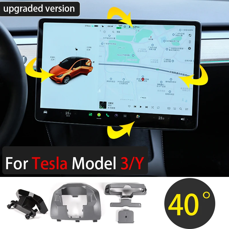 For Tesla Model 3 Y Car Central Control Screen Rotating Screen Stand Rotation Bracket Navigation Screen Around Accessories
For Tesla Model 3 Y Car Central Control Screen Rotating Screen Stand Rotation Bracket Navigation Screen Around Accessories