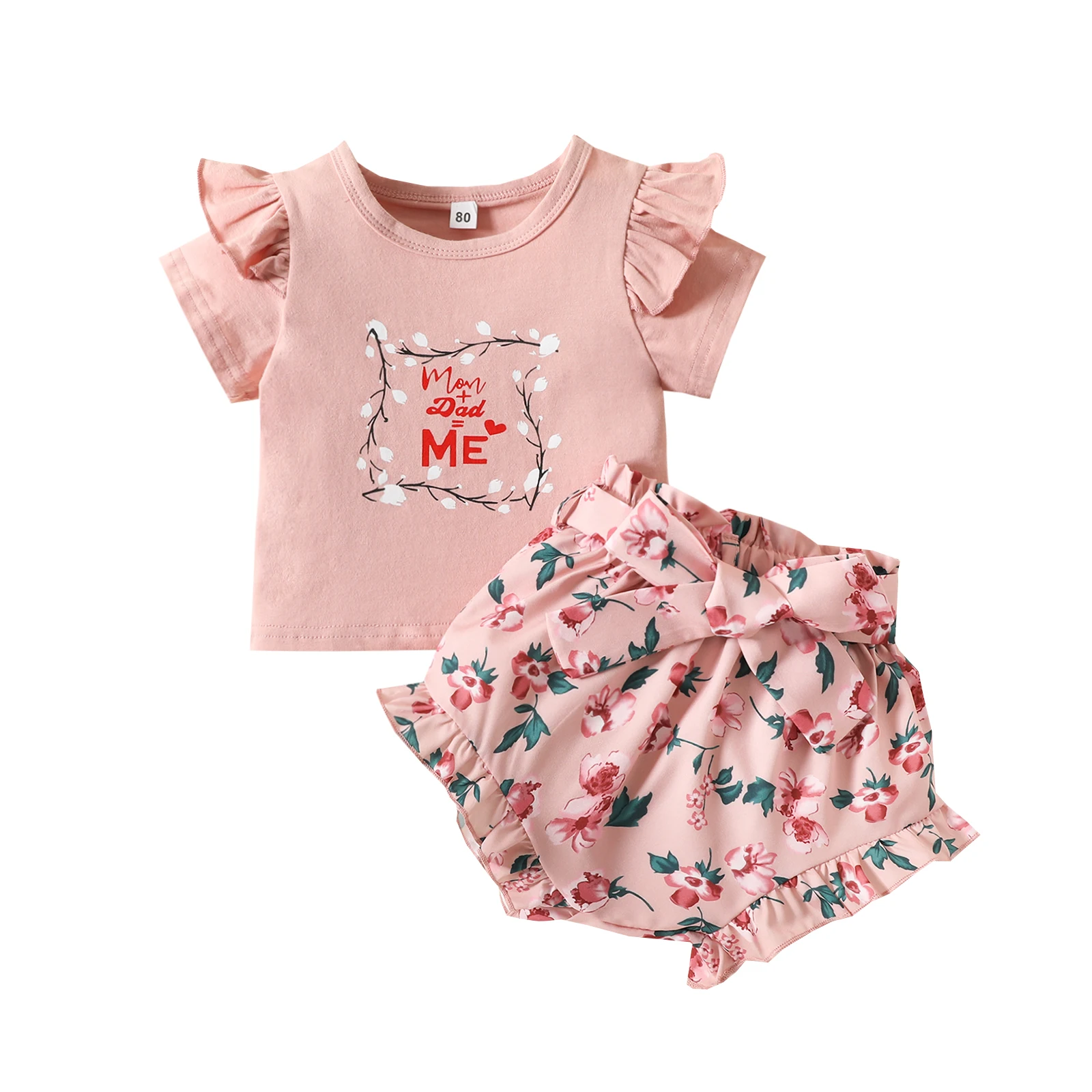 Комплект с шортами Lioraitiin для девочек 0-3 лет, топ с коротким рукавом и круглым вырезом, цветочные шорты с высокой талией и принтом букв и оборками, 2022-05-16
Комплект с шортами Lioraitiin для девочек 0-3 лет, топ с коротким рукавом и круглым вырезом, цветочные шорты с высокой талией и принтом букв и оборками, 2022-05-16