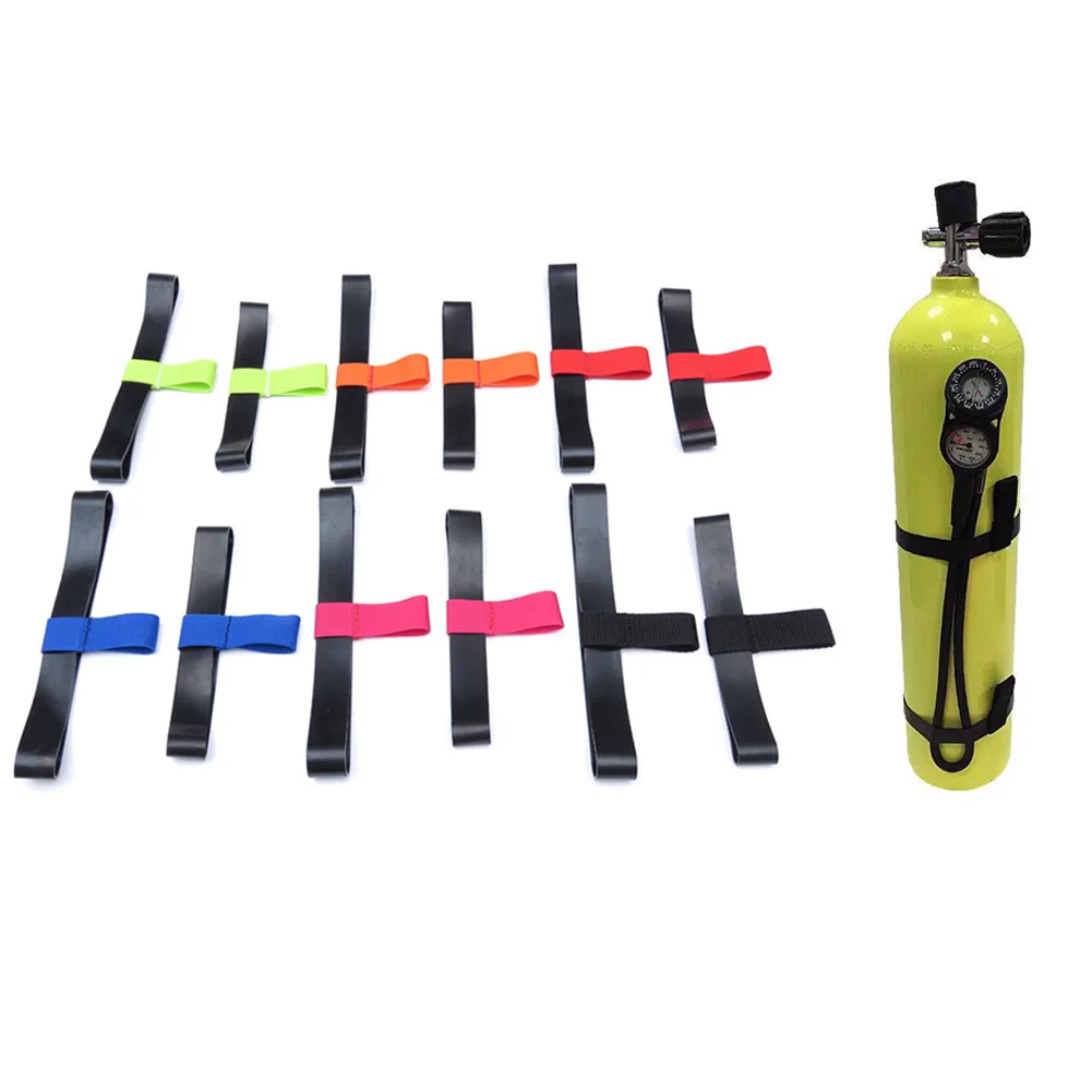 Elastic Diving Cylinder Bottle Hose Retainer Bands Side Hanging Decompression Bottle Gas Collar Bandage Diving Accessories
Elastic Diving Cylinder Bottle Hose Retainer Bands Side Hanging Decompression Bottle Gas Collar Bandage Diving Accessories