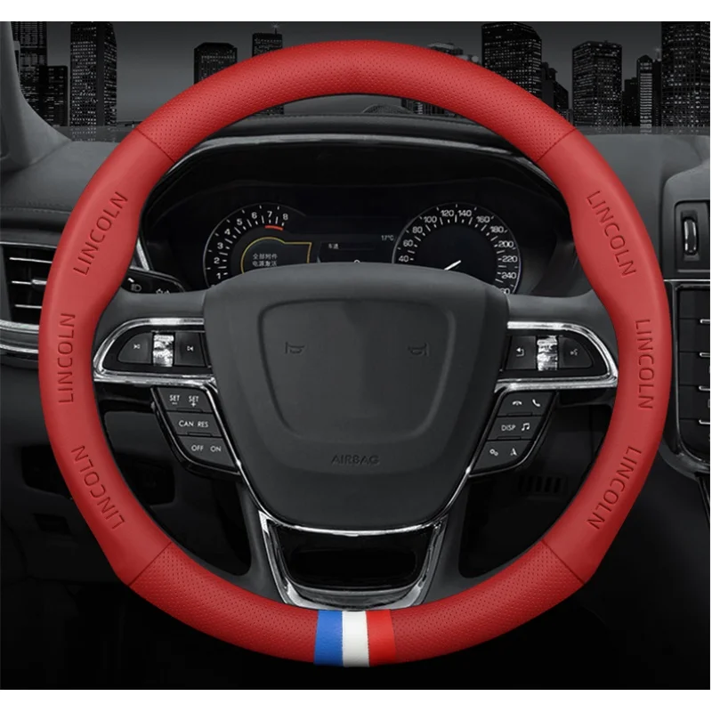 Car PU leather steering wheel Cover For Lincoln Continental Navigator MKZ MKX MKT MKS MKC Nautilus Corsair Continental Aviator
Car PU leather steering wheel Cover For Lincoln Continental Navigator MKZ MKX MKT MKS MKC Nautilus Corsair Continental Aviator