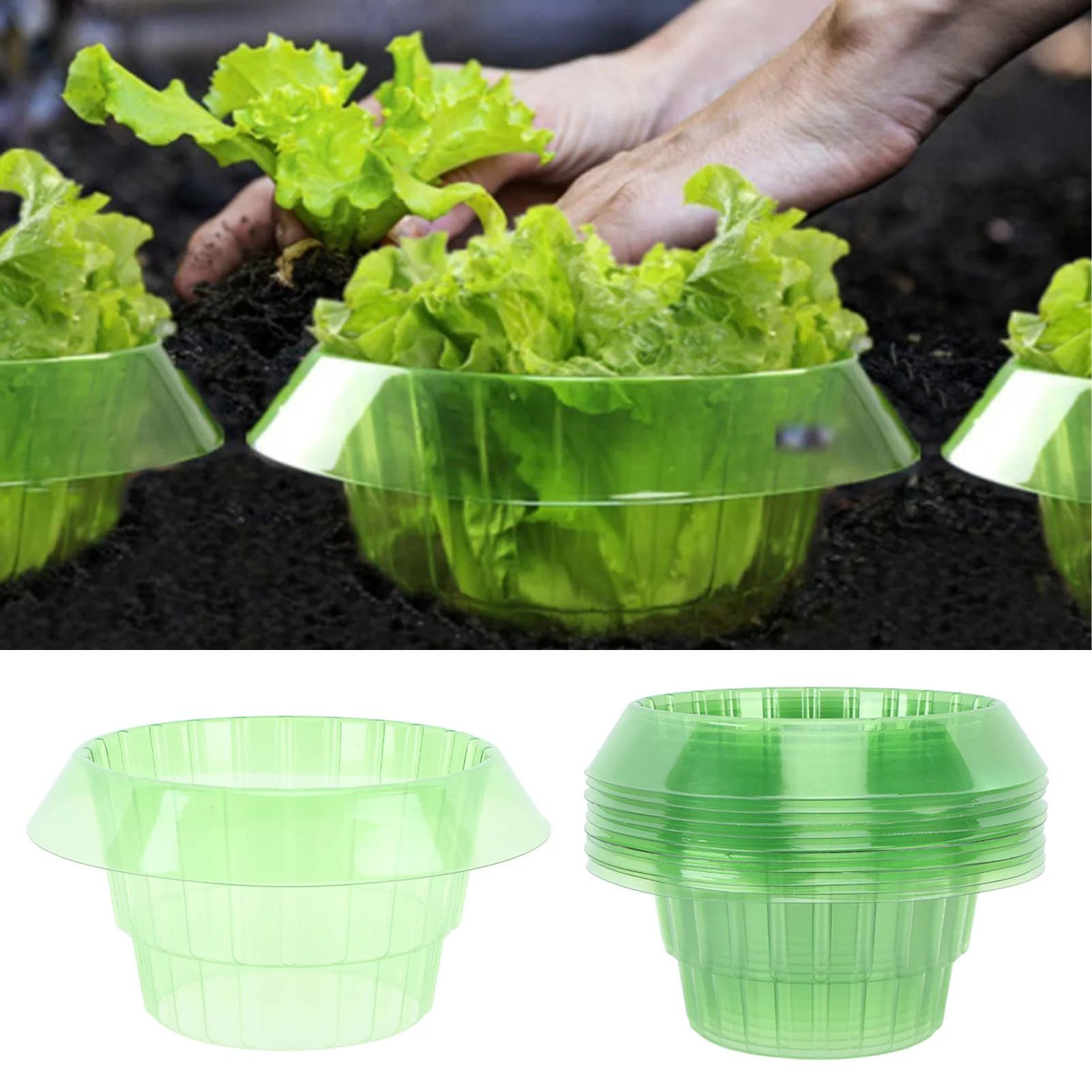 10pcs Green Garden Cloches Plastic Plant Round Cover Reusable Plant Seed Humidity Domes For Home Garden Yard Greenhouse
10pcs Green Garden Cloches Plastic Plant Round Cover Reusable Plant Seed Humidity Domes For Home Garden Yard Greenhouse