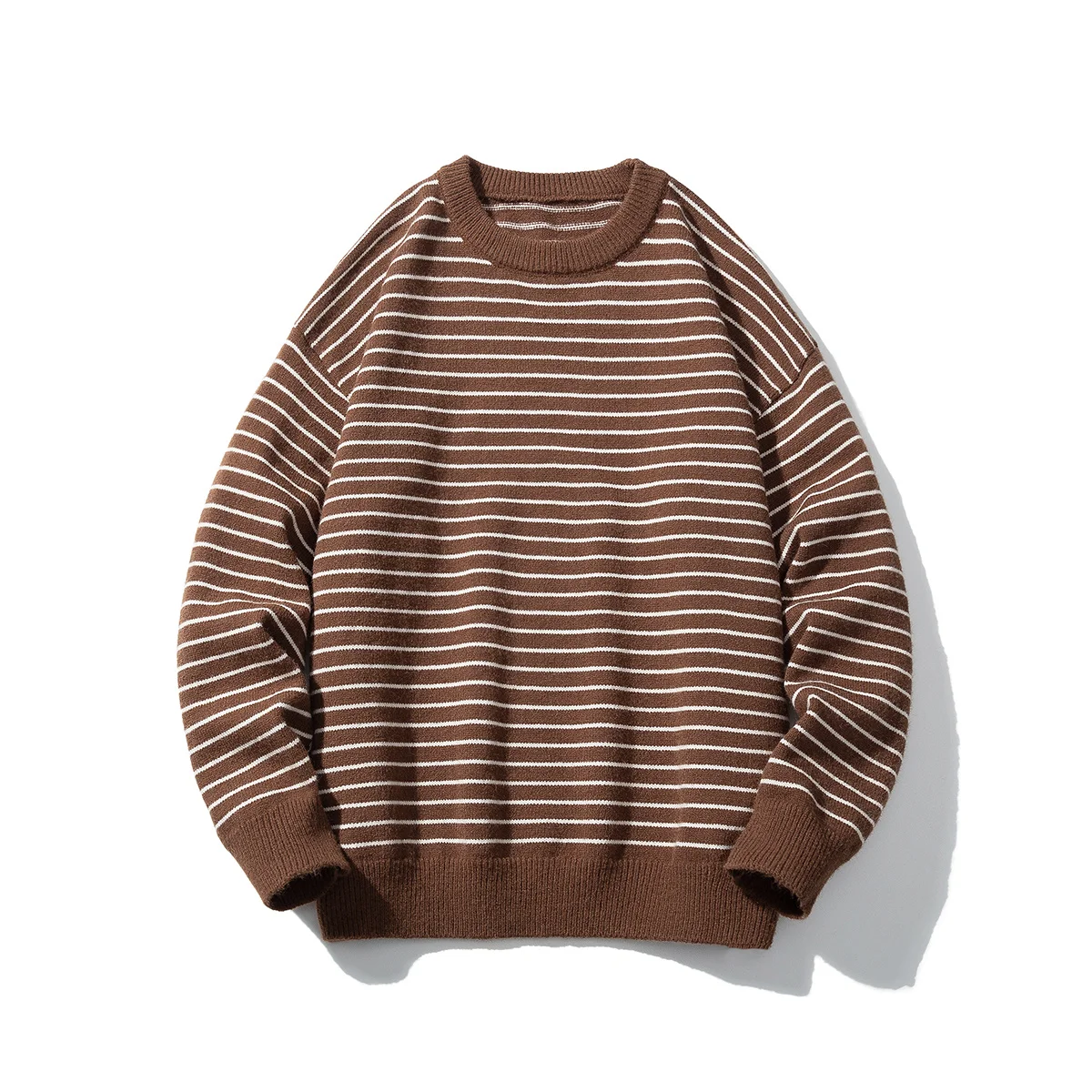 O-Neck Knitted Harajuku Men's Pullover Korean Casual Oversize Couple Sweaters Striped Couples Fashion Streetwear Sweater Khaki
O-Neck Knitted Harajuku Men's Pullover Korean Casual Oversize Couple Sweaters Striped Couples Fashion Streetwear Sweater Khaki