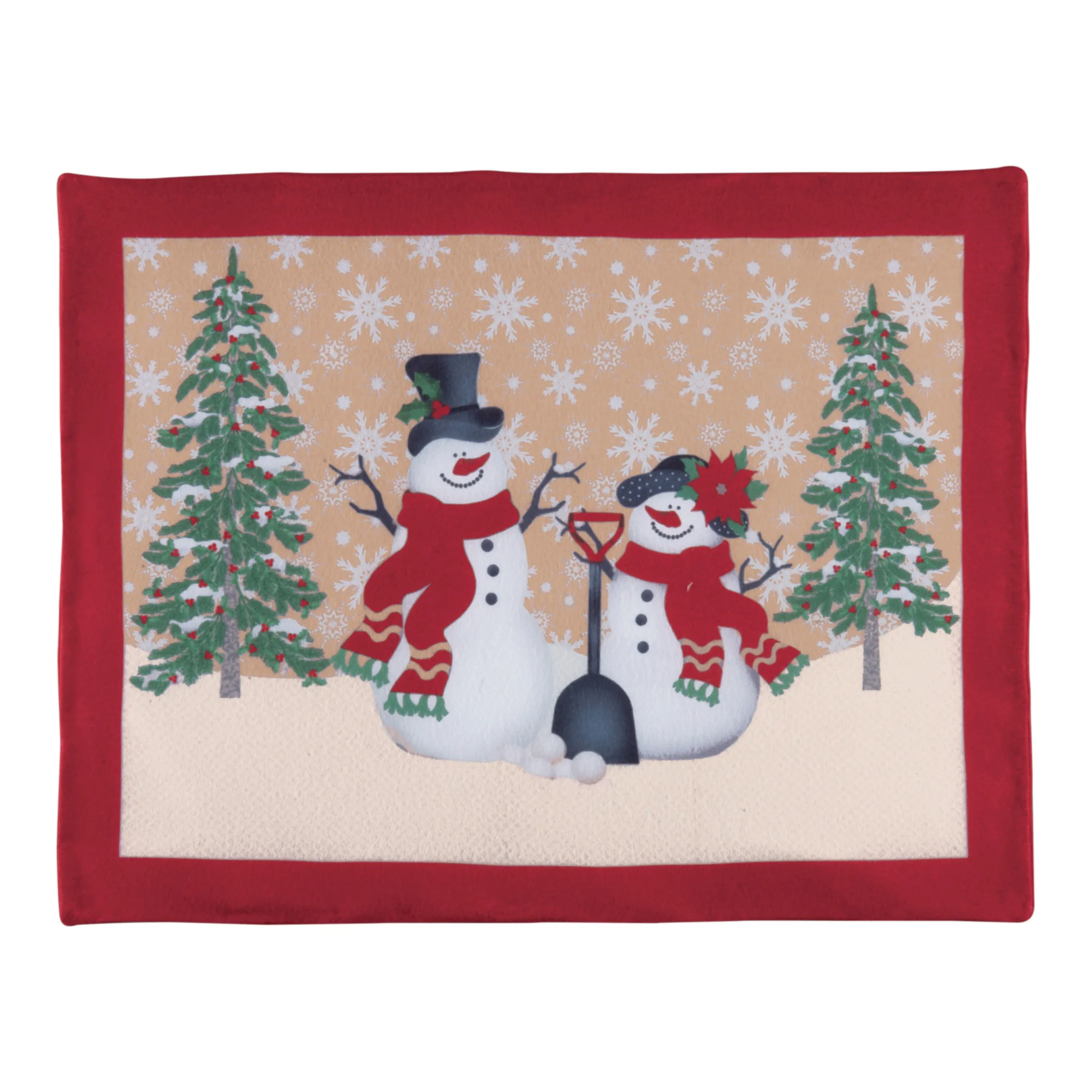 Vintage Country Snowman Fleece Pillow Shams with Snowflakes and Polka Dot Accents - Set of 2 - Holiday Bedding
Vintage Country Snowman Fleece Pillow Shams with Snowflakes and Polka Dot Accents - Set of 2 - Holiday Bedding
