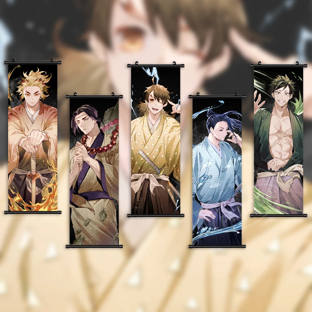 Poster Anime Canvas Demon Slayer Printed Kamado Tanjirou Painting Wall Art Picture Rengoku Kyoujurou Home Decor Hanging Scrolls
Poster Anime Canvas Demon Slayer Printed Kamado Tanjirou Painting Wall Art Picture Rengoku Kyoujurou Home Decor Hanging Scrolls