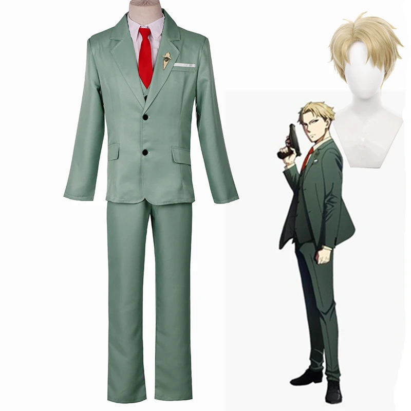 Anime SPY×FAMILY Cosplay Costume Loid Forger Killer Assassin Gothic Green Uniform Outfit Shirt Tie Men Halloween Suit
Anime SPY×FAMILY Cosplay Costume Loid Forger Killer Assassin Gothic Green Uniform Outfit Shirt Tie Men Halloween Suit