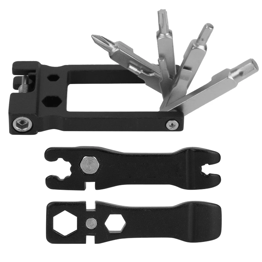 Outdoor Portable Folding Multi-Functional Bike Repair Wrench Spanner Tool Kit (Black)
Outdoor Portable Folding Multi-Functional Bike Repair Wrench Spanner Tool Kit (Black)