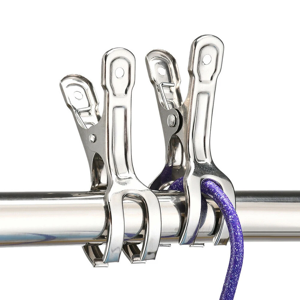 6Pcs 9CM Multipurpose Windproof Clothespin Stainless Steel Marine Grade Durable Pegs Metal Hanging Clips For Clothes Towels Sock
6Pcs 9CM Multipurpose Windproof Clothespin Stainless Steel Marine Grade Durable Pegs Metal Hanging Clips For Clothes Towels Sock