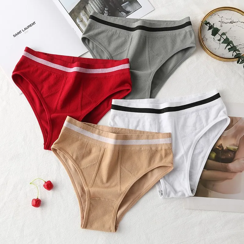 Women's High Waist Sexy Panties Comfortable Solid Color Underwear Underpants Intimate Lingerie Breathable Soft Briefs 2pcs/Lot
Women's High Waist Sexy Panties Comfortable Solid Color Underwear Underpants Intimate Lingerie Breathable Soft Briefs 2pcs/Lot