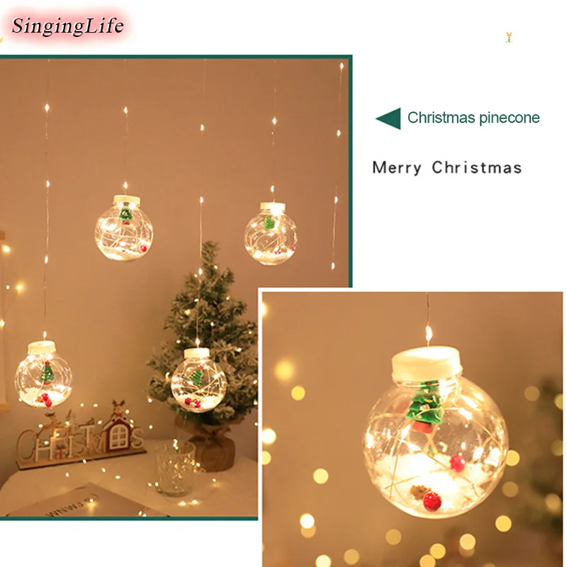 LED String Garland Santa Claus LED Curtain String Light Ball Christmas Decorations For Home Xmas Tree Pendant & Drop Ornaments
LED String Garland Santa Claus LED Curtain String Light Ball Christmas Decorations For Home Xmas Tree Pendant & Drop Ornaments