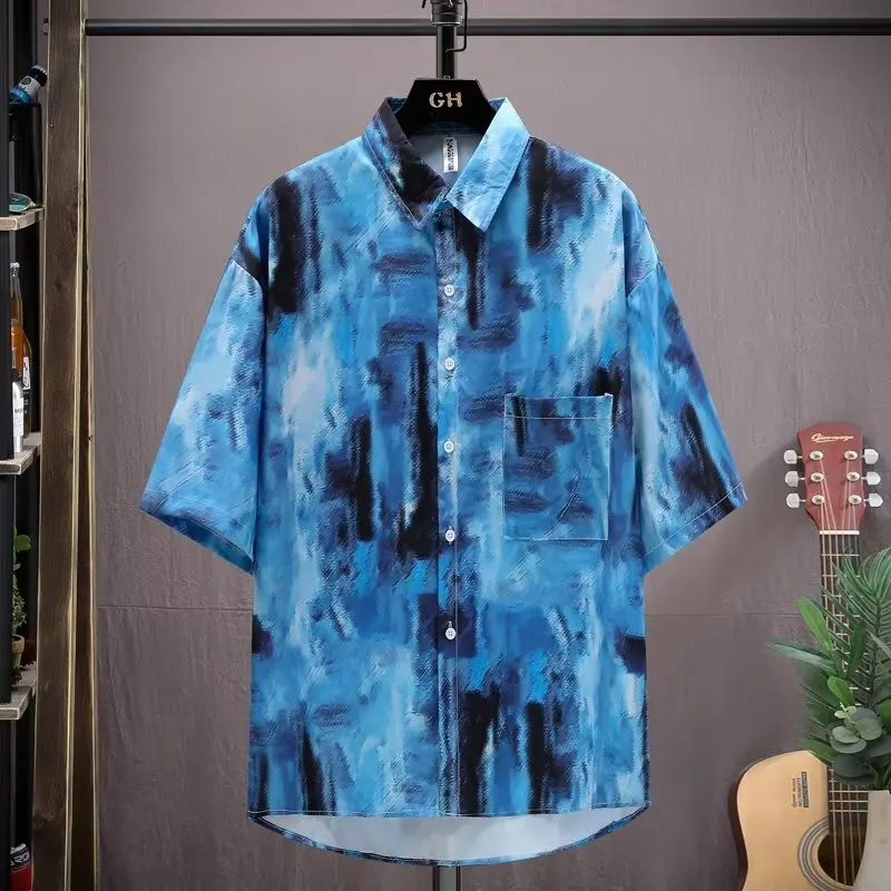 2022 Korean Casual Shirts for Men Summer Full Print Short-sleeved Top Hawaii Beach Men Shirt Fashion Men Clothing Arabic Shirt
2022 Korean Casual Shirts for Men Summer Full Print Short-sleeved Top Hawaii Beach Men Shirt Fashion Men Clothing Arabic Shirt