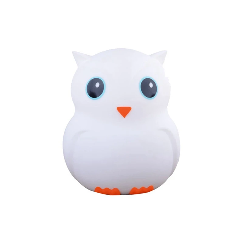 Kids Night Light Cute Owl Colour Changing LED Animal Silicone Light With Remote USB Chargeable Nightlights For Childrens
Kids Night Light Cute Owl Colour Changing LED Animal Silicone Light With Remote USB Chargeable Nightlights For Childrens